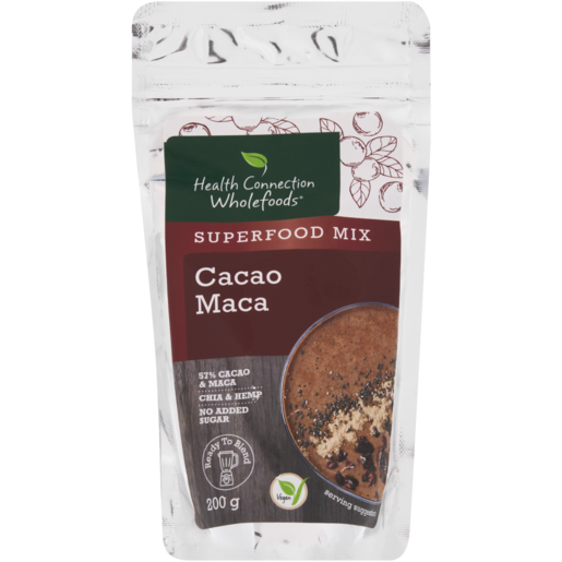 Health Connection Wholefoods Cacao Maca Boost 200g