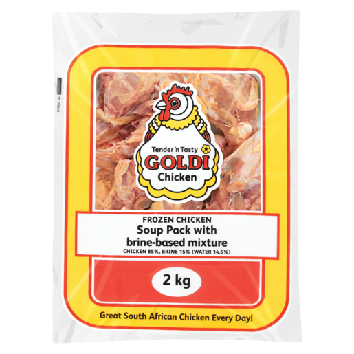 Goldi Chicken Frozen Chicken Soup Pack With Brine Based Mixture 2kg
