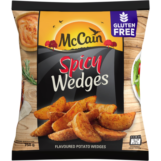 McCain Frozen Spicy Potato Wedges 750g