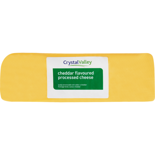 Crystal Valley Processed Cheddar Cheese Loaf Per kg