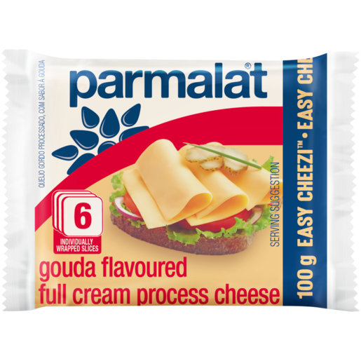 Parmalat Gouda Flavoured Full Cream Processed Cheese Slices Pack 100g