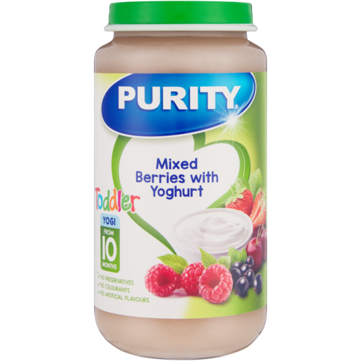 PURITY Mixed Berries With Yoghurt Baby Food 250ml