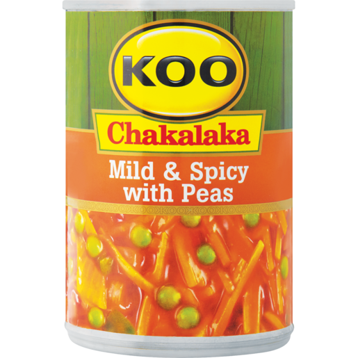 KOO Mild And Spicy Chakalaka With Peas 410g