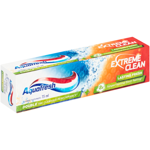 Aquafresh Extreme Clean Lasting Fresh Toothpaste 75ml