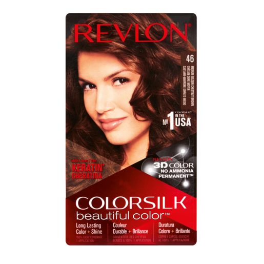 Revlon ColorSilk Medium Golden Chestnut Brown Hair Colour