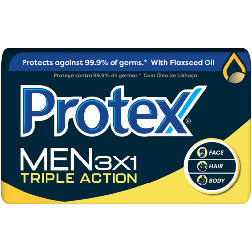 Protex For Men Triple Action Antigerm Bath Soap 150g