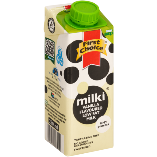 First Choice Vanilla Flavoured UHT Milk Box 250ml