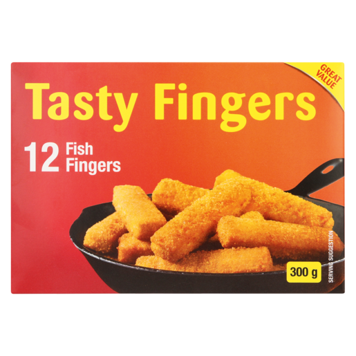 Tasty Fingers Frozen Fish Fingers 300g