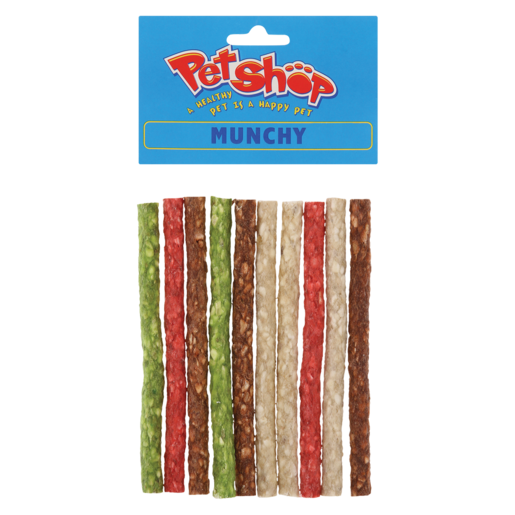 Petshop Munchy Rawhide Sticks 10 Pack