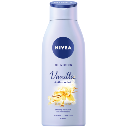 NIVEA Vanilla & Almond Oil Body Lotion 400ml