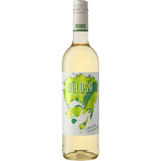 Delush Natural Sweet White Wine Bottle 750ml