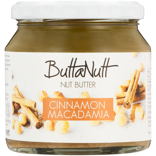 ButtaNutt Cinnamon Macadamia Nut Butter 250g