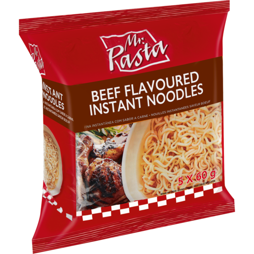 Mr. Pasta Instant Beef Noodles 5 x 60g