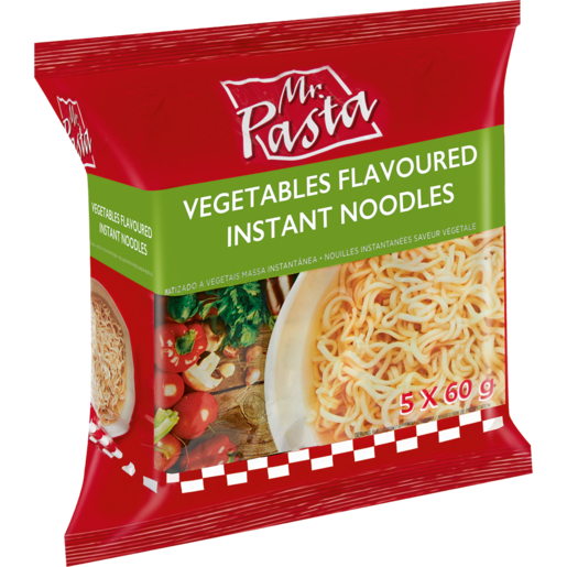 Mr. Pasta Vegetable Instant Noodles 5 x 60g