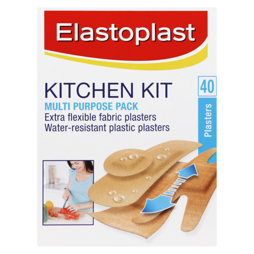 Elastoplast Kitchen Kit Plasters 40 Pack