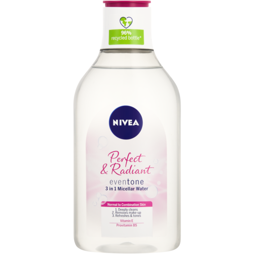 NIVEA Perfect & Radiant Micellar 3-In-1 Cleansing Water 400ml