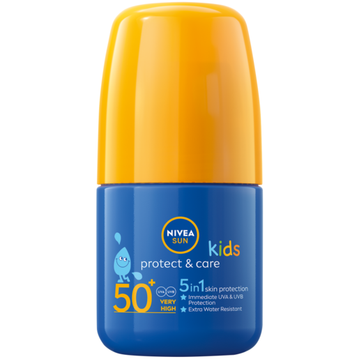 NIVEA SUN Kids SPF50+ Caring Roll-On 50ml