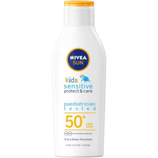 NIVEA SUN Kids Protect & Sensitive SPF50+ Sun Lotion 200ml