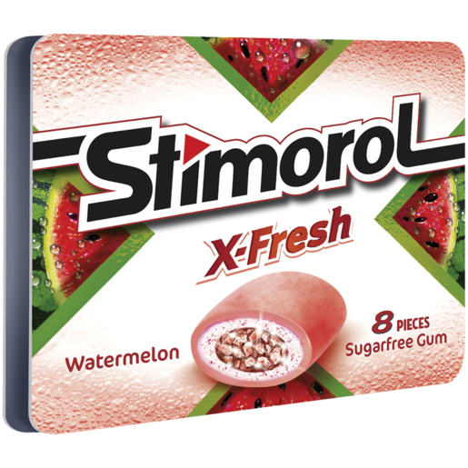 Stimorol X-Fresh Watermelon Sugarfree Gum 8 Pack