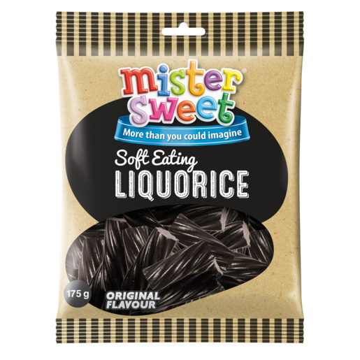 Mister Sweet Original Soft Eating Liquorice Sweets 175g