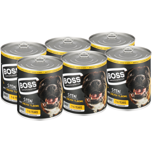 Boss Chicken Flavour Adult Wet Dog Food Stew 775g 