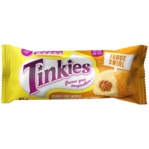 Tinkies Fudge Swirl Flavoured Creamy Sponge Cake 45g