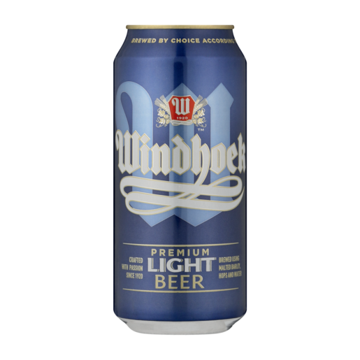 Windhoek Premium Light Beer Can 440ml