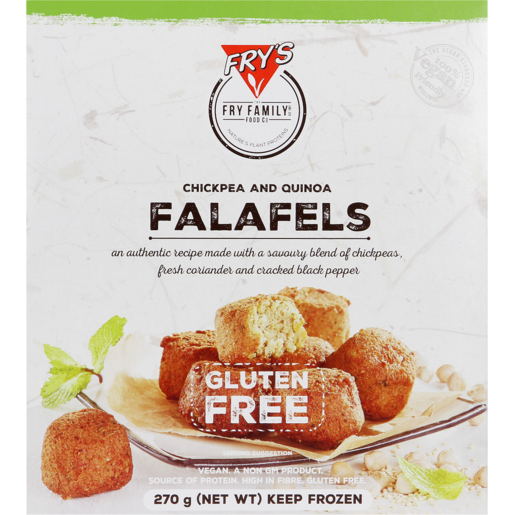 Fry's Frozen Chickpea & Quinoa Falafels 270g
