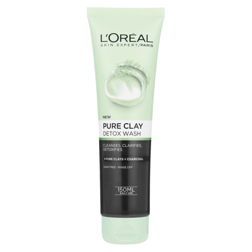 L'Oréal Paris New Pure Clay Detox Face Wash 150ml
