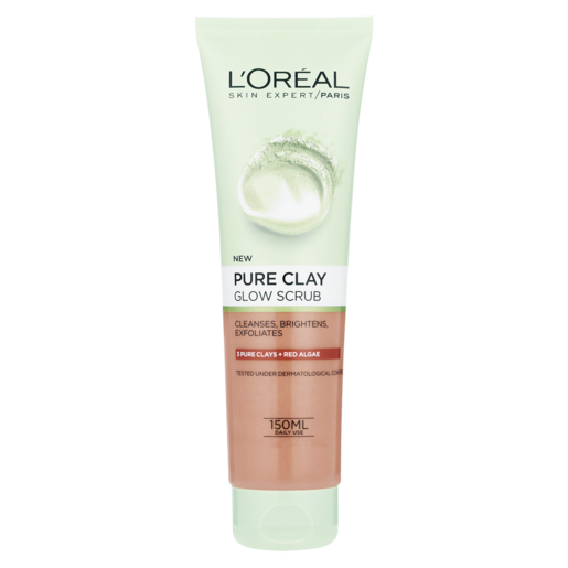 L'Oréal Paris New Pure Clay Glow Face Scrub 150ml
