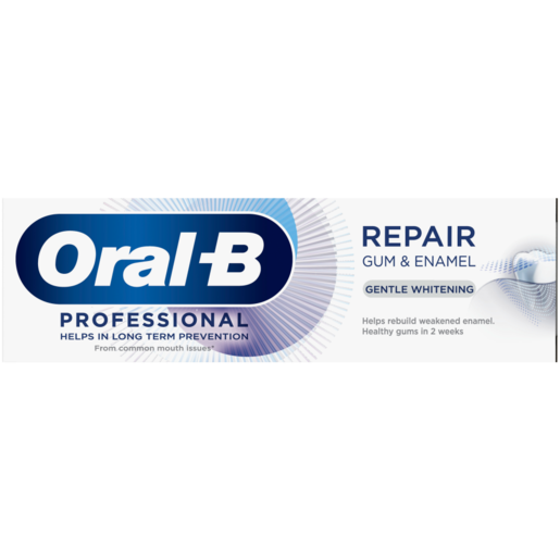 Oral-B Gentle Whitening Gum & Enamel Repair Toothpaste 75ml