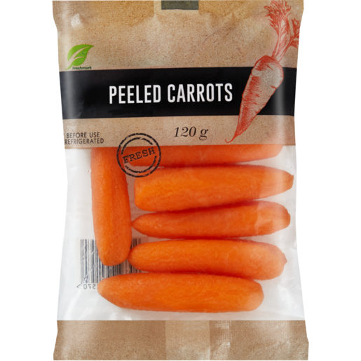 Peeled Carrots Bag 120g
