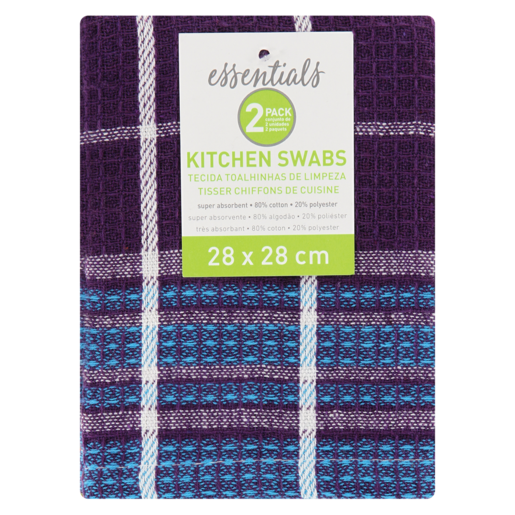 Essentials Kitchen Swabs 2 Pack
