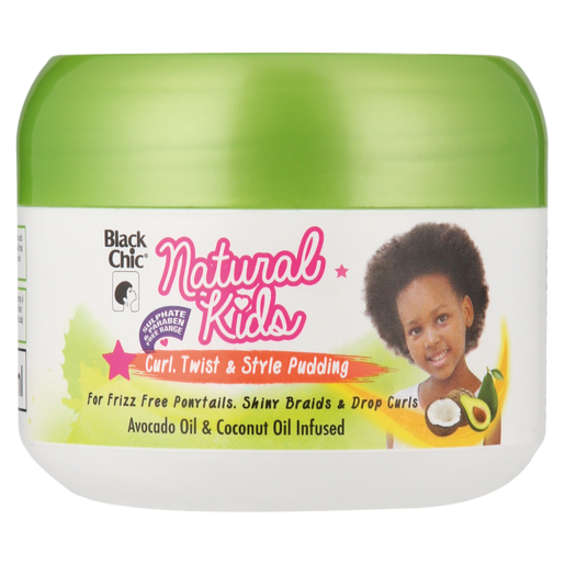 Black Chic Natural Kids Avo & Coconut Style Pudding 125ml