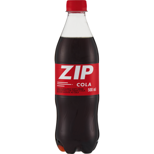 Zip Cola Original Soft Drink Bottle 500ml