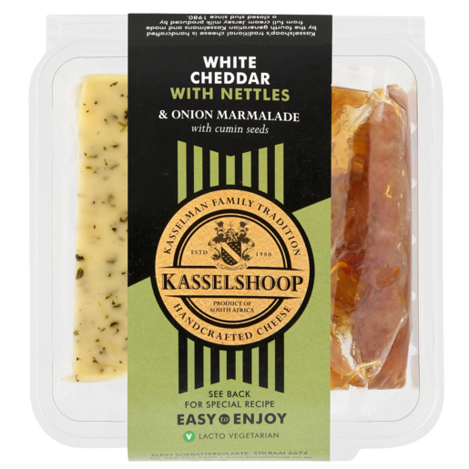Kasselshoop White Cheddar Nettles & Onion Marmalade 180g