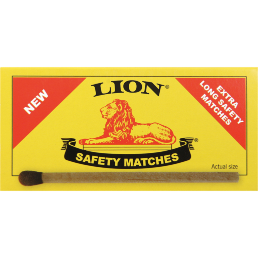 Lion Extra Long Safety Matches 90mm
