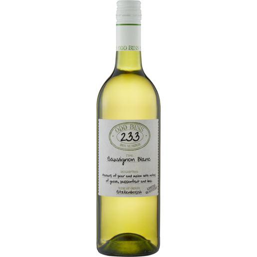 Odd Bins 233 Sauvignon Blanc White Wine Bottle 750ml