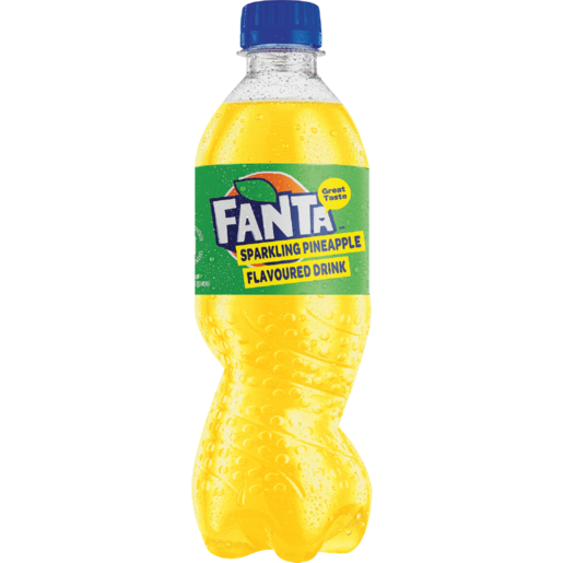 Fanta Sparkling Pineapple Flavoured Drink Bottle 440ml