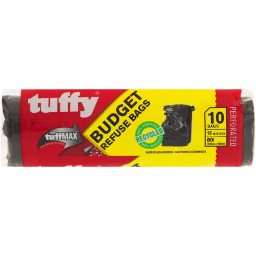 Tuffy 10 Pack Budget Bags 750mm x 950mm