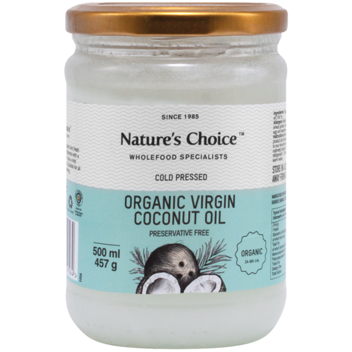 Nature's Choice Organic Coconut Oil 500ml