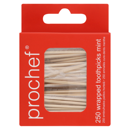 Prochef Mint Wrapped Toothpicks 250 Pack
