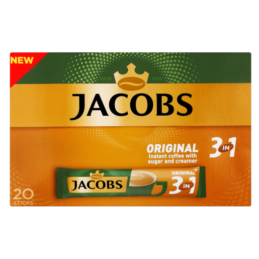 Jacobs Original 3-In-1 Coffee 20 x 18g