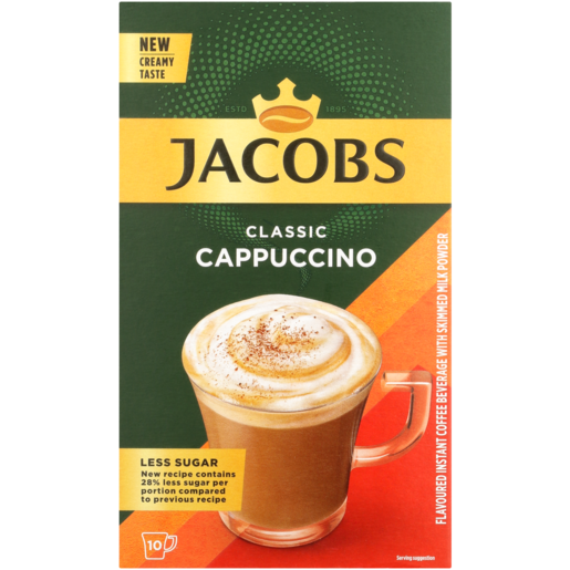 Jacobs Original Cappuccino Sticks 10 x 18.7g