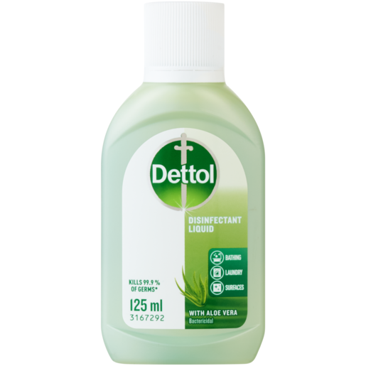 Dettol Dinsinfectant Liquid With Aloe Vera 125ml