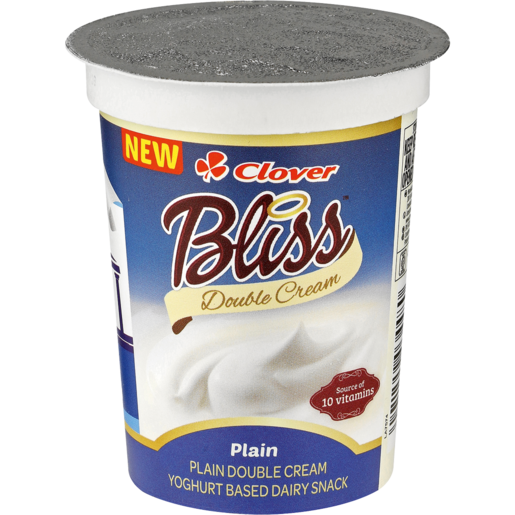 Clover Bliss Plain Double Cream Yoghurt 175g