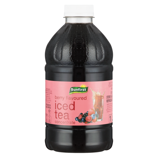 Sunfirst Berry Flavoured Iced Tea Concentrate 1L