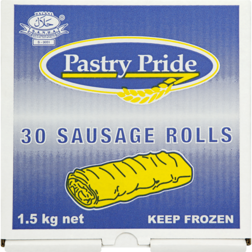 Pastry Pride Frozen Sausage Rolls 30 Pack