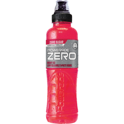 Powerade Zero Berry Ice Flavoured Sports Drink 500ml
