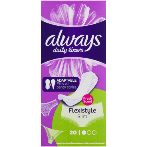 Always Multiform Protect Fresh Scent Daily Pantyliners 20 Pack